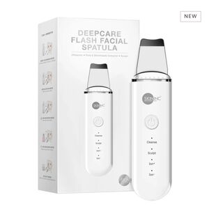 NWT SkinInc Deepcare Flash Facial Spatula ultrasonic pore & blackhead extractor